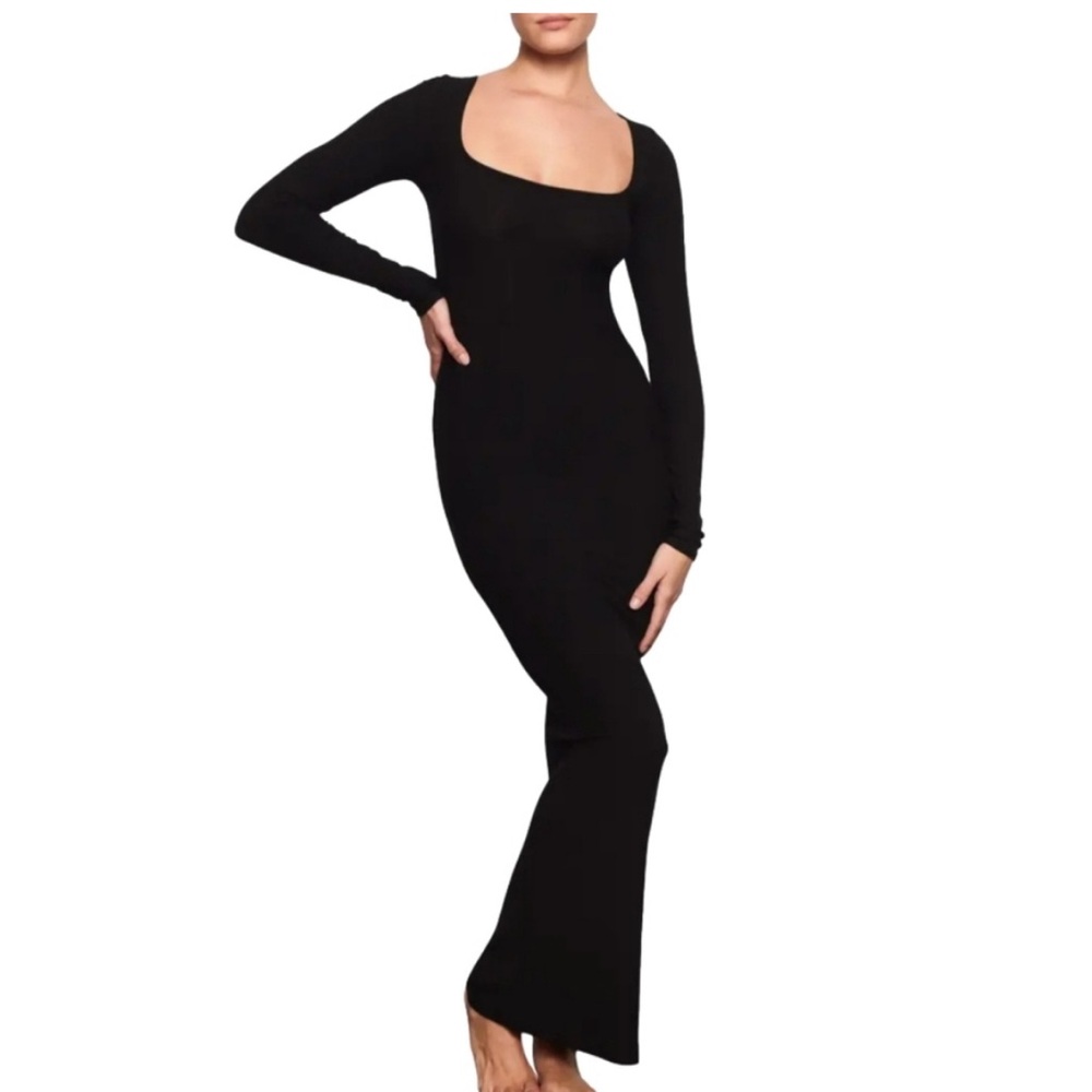 Black XS SKIMS Maxi dress